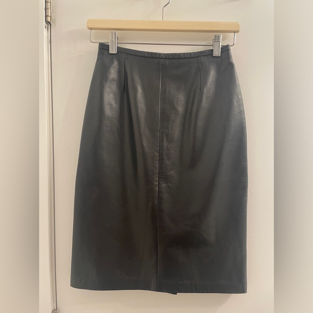 Danier Couture leather skirt